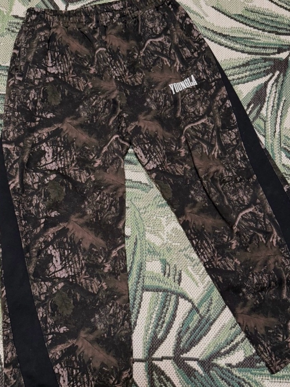 YoungLA tree camo jogger